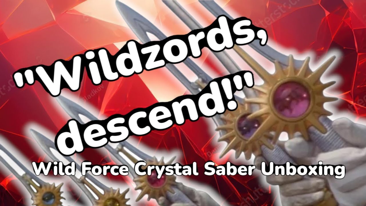 Wild Force Crystal Saber Unboxing