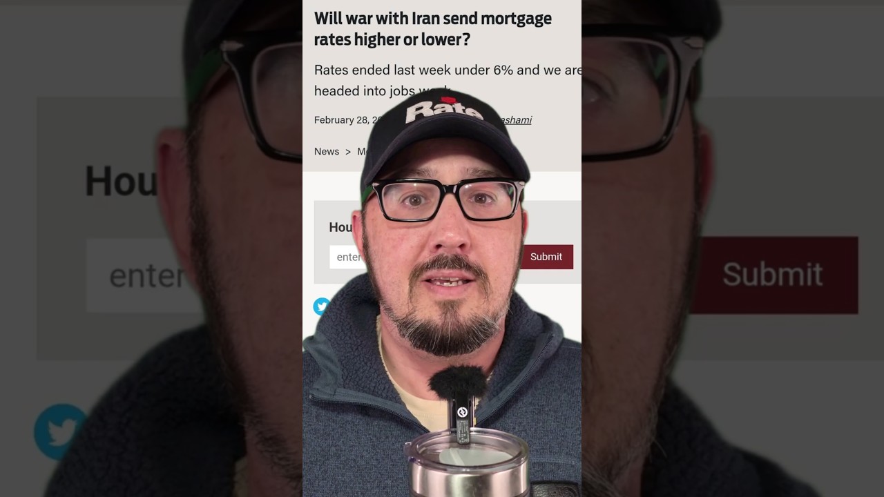 War With Iran & Mortgage Rates: Will They Drop or Spike?