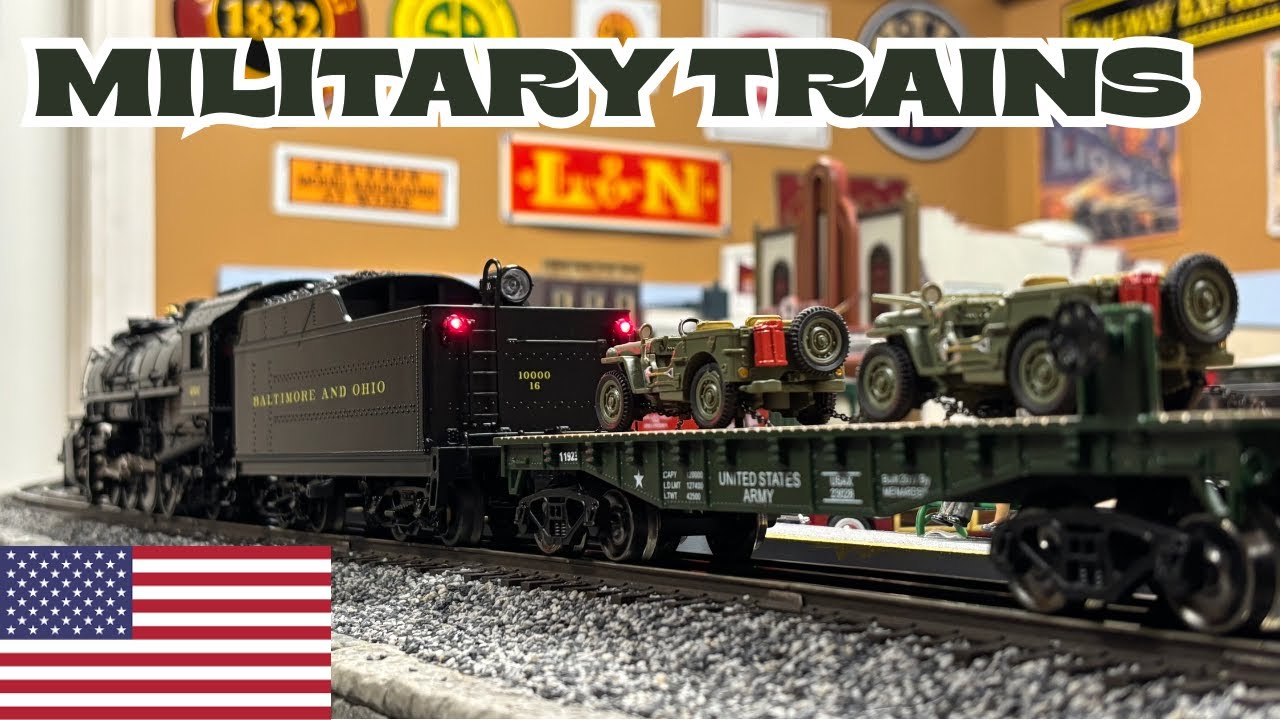 AWESOME Military Model Trains in Action!