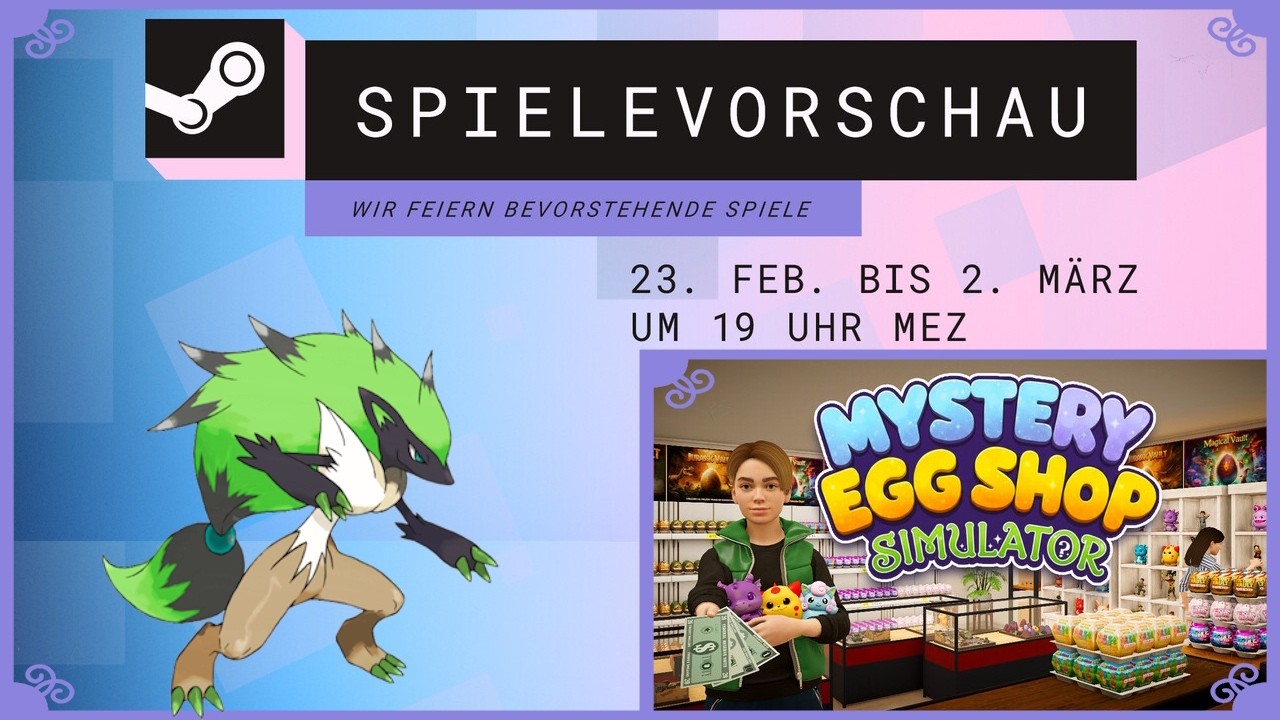 Mystery Egg Shop Simulator Teil 1 – Steam Spielevorschau – Steam Next Fest – Live Let´s Test