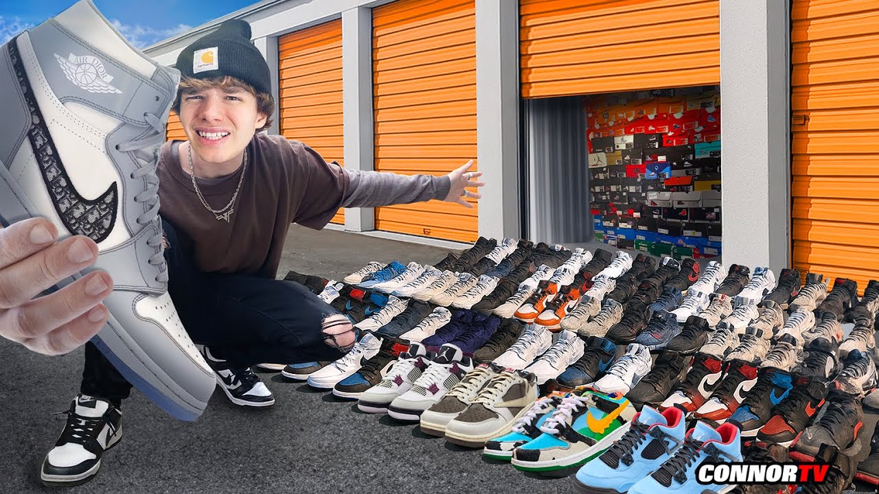 I Bought an Abandoned Storage Unit full of FAKE Sneakers