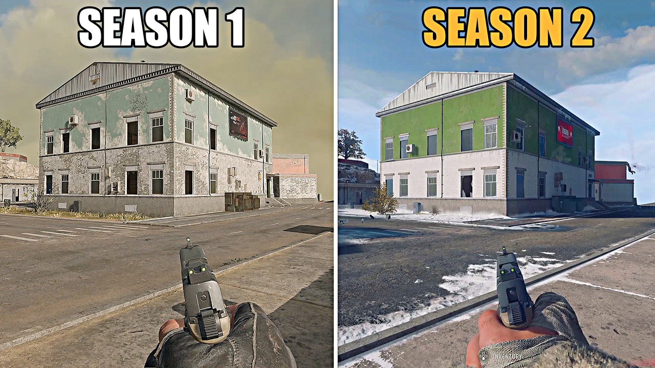 Cod: BO7 Rebirth Island - Normal vs Snow Map Comparison