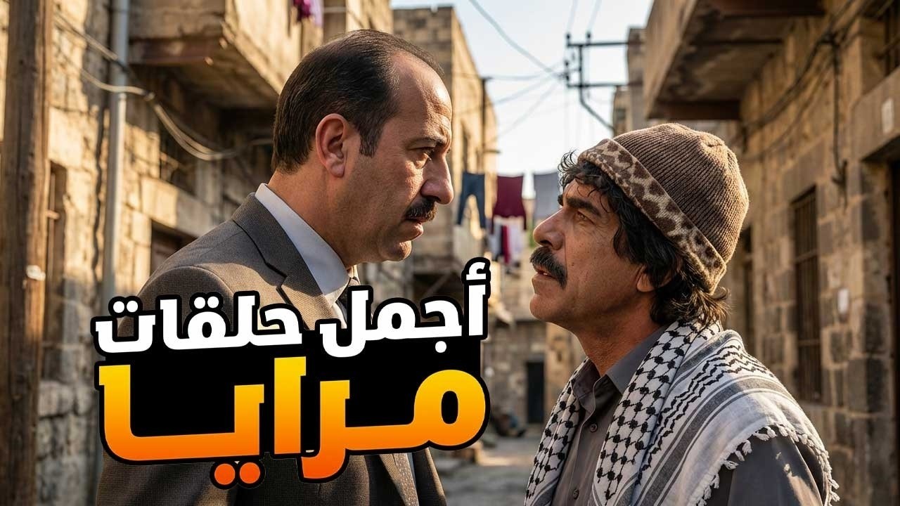 اجمل حلقات مرايا ـ اتخانق مع جاره وشال شجراته