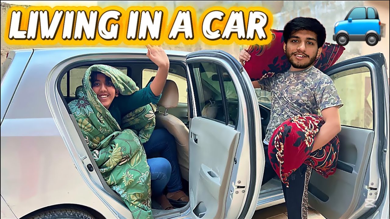 Living In A Car 24 Hours Challenge #challengevideo #vlog #vlogger #24hourschallenge #trendingvideo