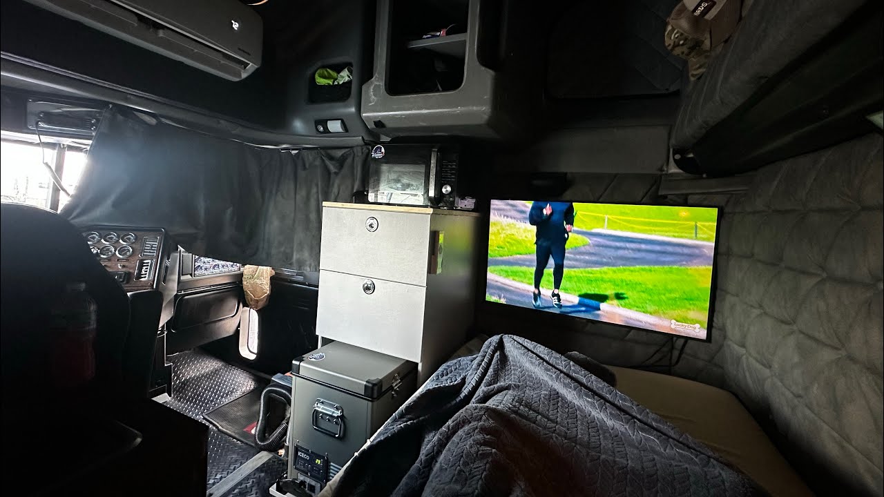 Installing a tv mount in my freightliner classic xl