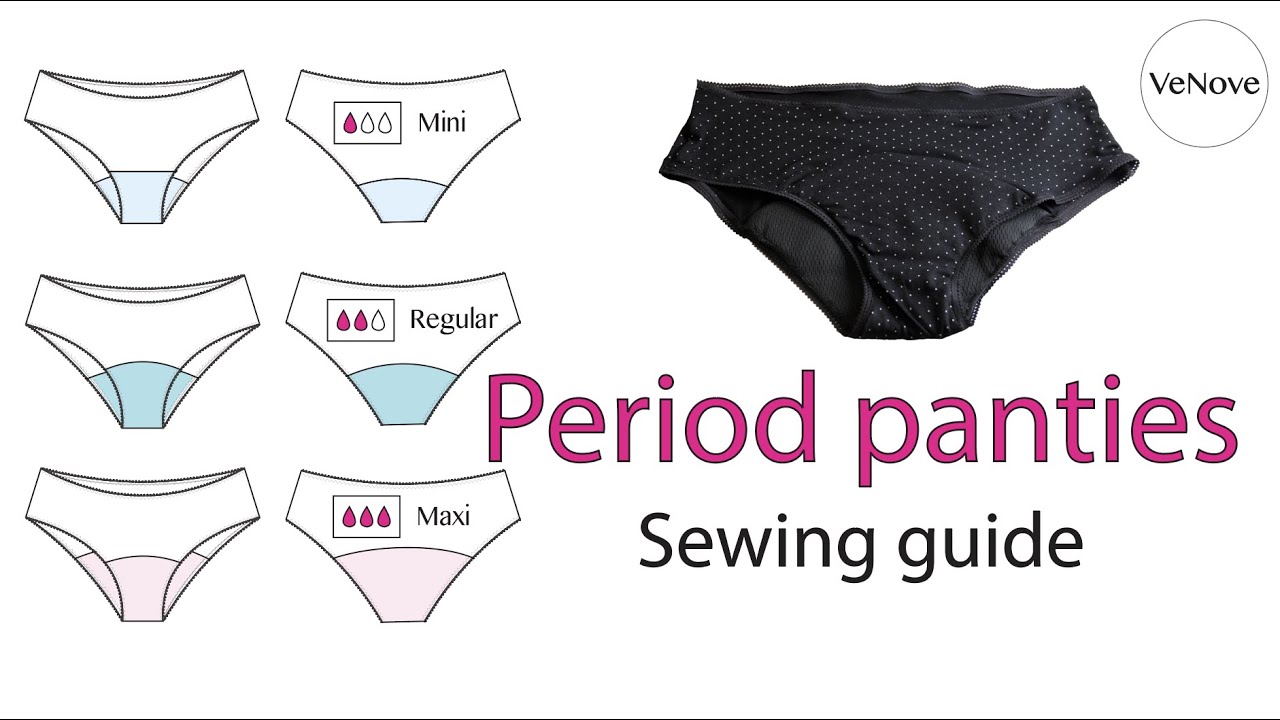 VeNove Period panties sewing guide