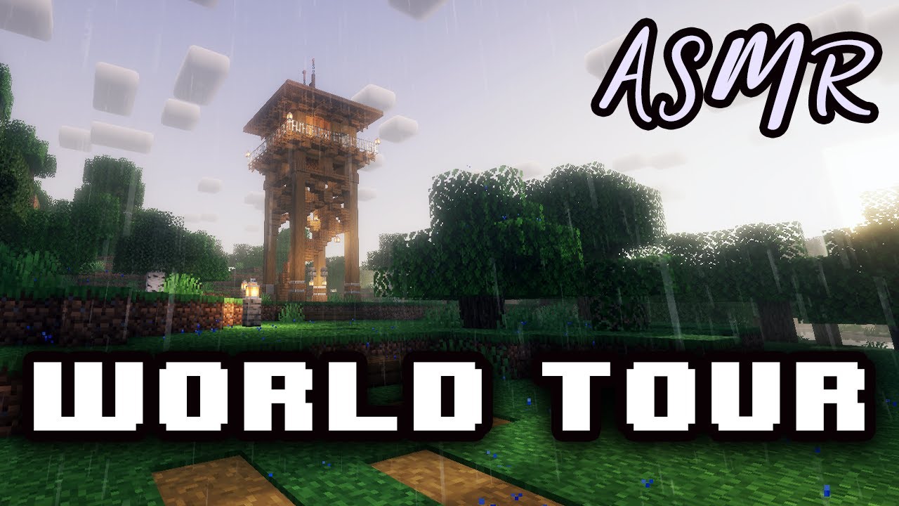 ASMRcraft ⛏️ | World's Best ASMR Minecraft Server | Whispered Tour