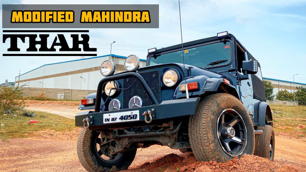 Modified Mahindra Thar Tamil Review 🔥 | Off-Road Capabilities ⚡| Is Old Thar Still Worth ?? 🤔