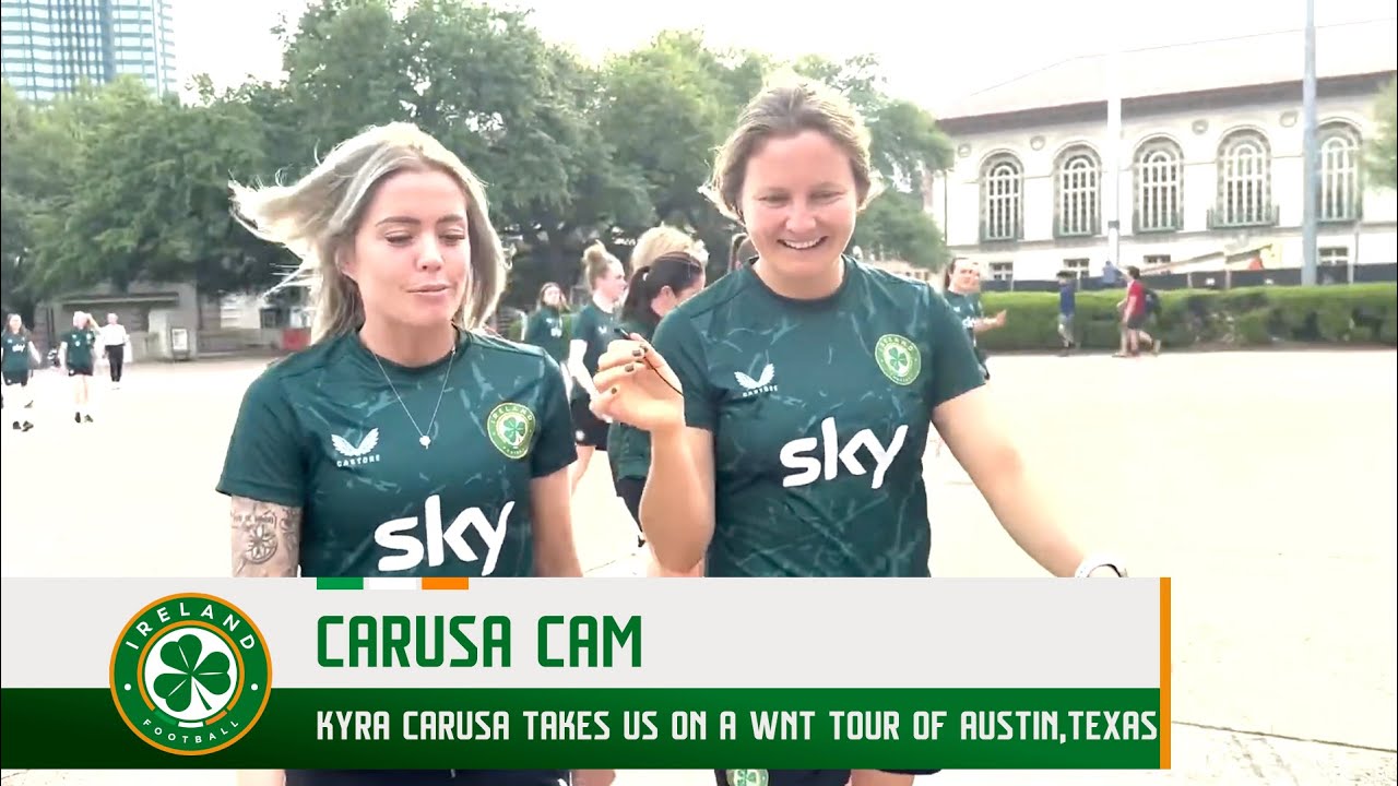 CARUSA CAM | Kyra Carusa takes us on a tour of Austin, Texas with the WNT