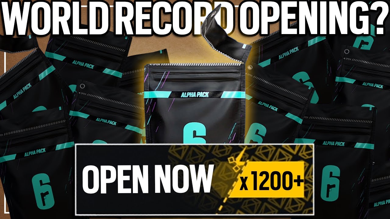 My World Record Alpha Pack Opening Attempt