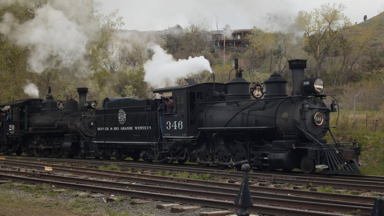Steam Days at the Colorado Railroad Museum feat. DRGW 346, 491 and RGS 20