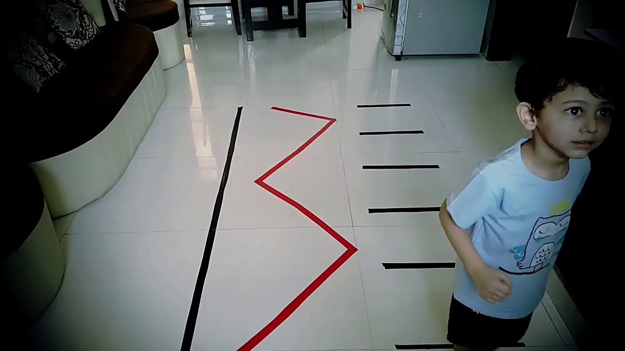 Walking on the Line: A Fun and Engaging Activity for Kids to Improve Coordination