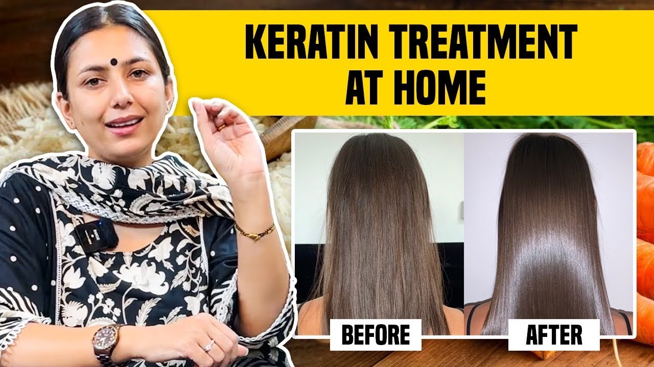 Keratin Hair Treatment At Home in Just Rs.100 | DIY Hair Care | Upasana ki Duniya