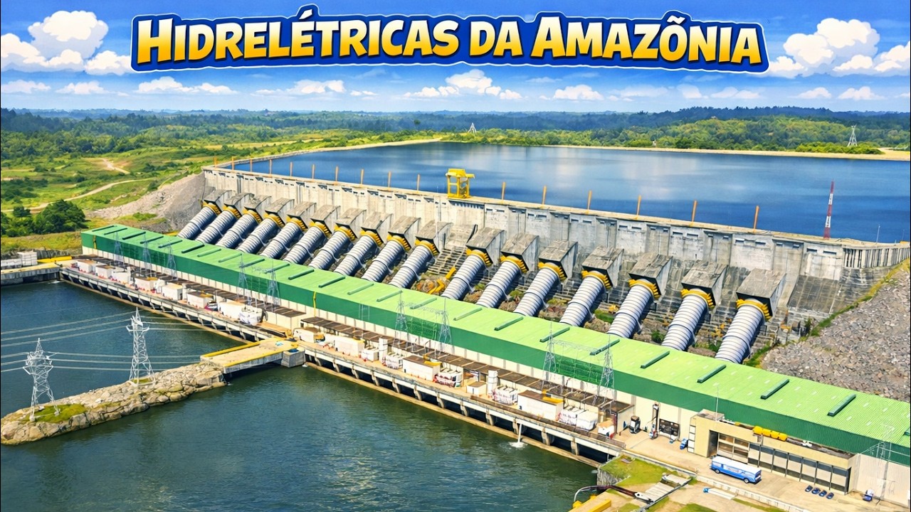 Usinas Hidrelétricas da Amazônia | Imagens Aéreas com Drone | Tucuruí, Belo Monte e Ferreira Gomes