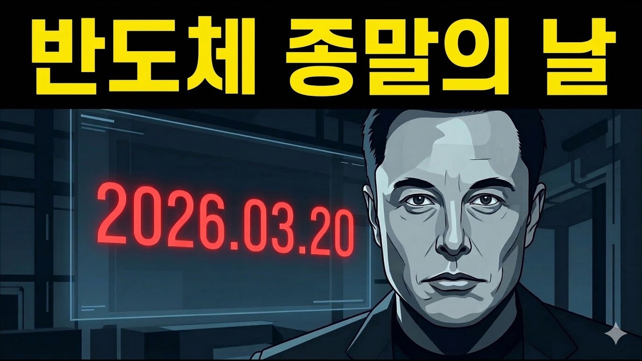 일론 머스크 초대형 승부수: AI 독립 전쟁 &lsquo;테라팹(Terafab)&rsquo; 반도체 역사의 변곡점, 삼성전자, SK하이닉스, TSMC 어떻하지? 한국 반도체 산업 위기! 글로벌AI 경쟁