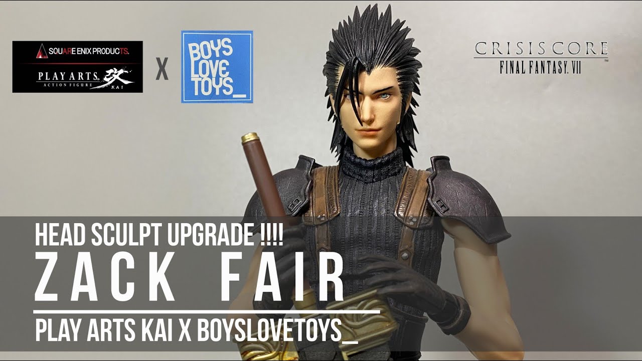 UPGRADE PLAY ARTS KAI - ZACK FAIR 1ST CLASS FINAL FANTASY VII CRISIS CORE 2018