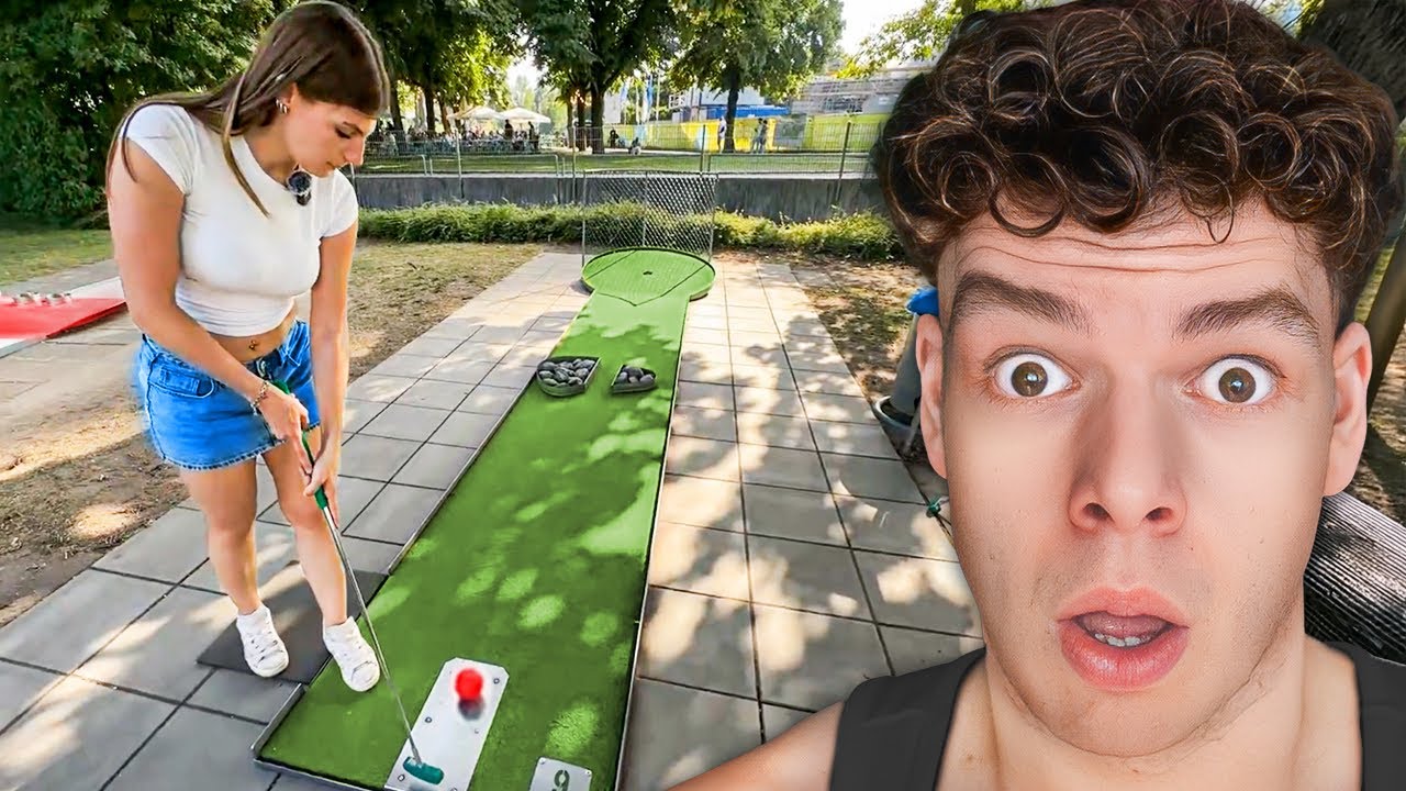 MINIGOLF GEGEN MEINE FREUNDIN… (IRL Stream)