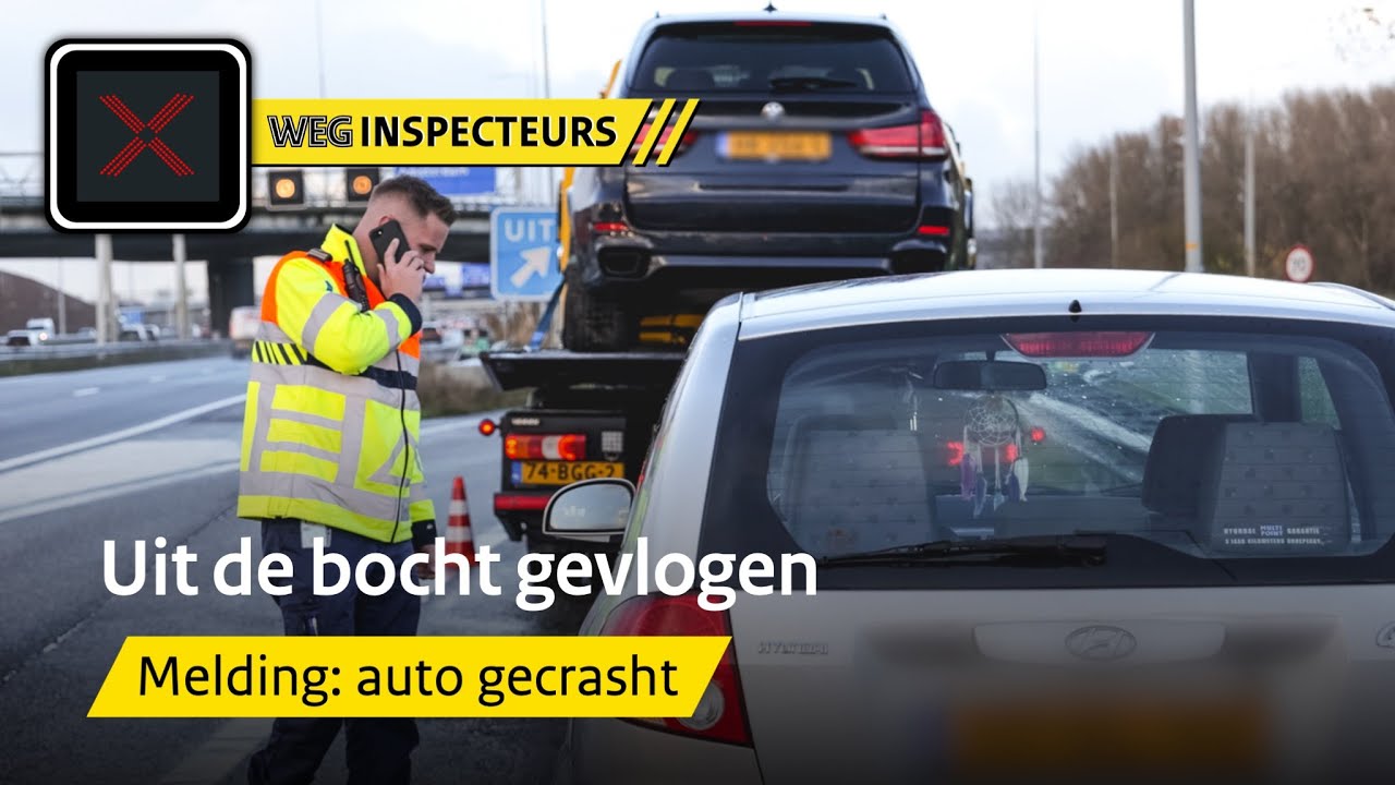 Auto uit de bocht gevlogen | Weginspecteurs #6
