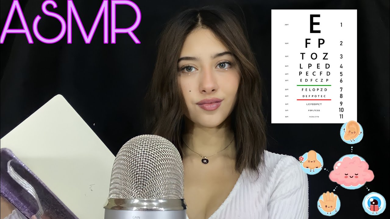 ASMR Examen de nervios cranéales 👩🏻‍⚕️🫶🏻