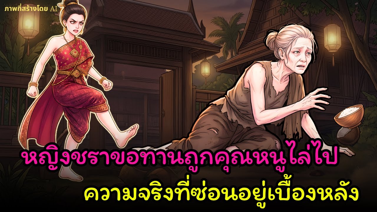 แม่ผัวปลอมตัวทดสอบใจสะใภ้ แต่ถูกบังคับกินข้าวเหลือ | ขอทานหน้าเรือนหอคือแม่เจ้าบ่าวมหาเศรษฐี
