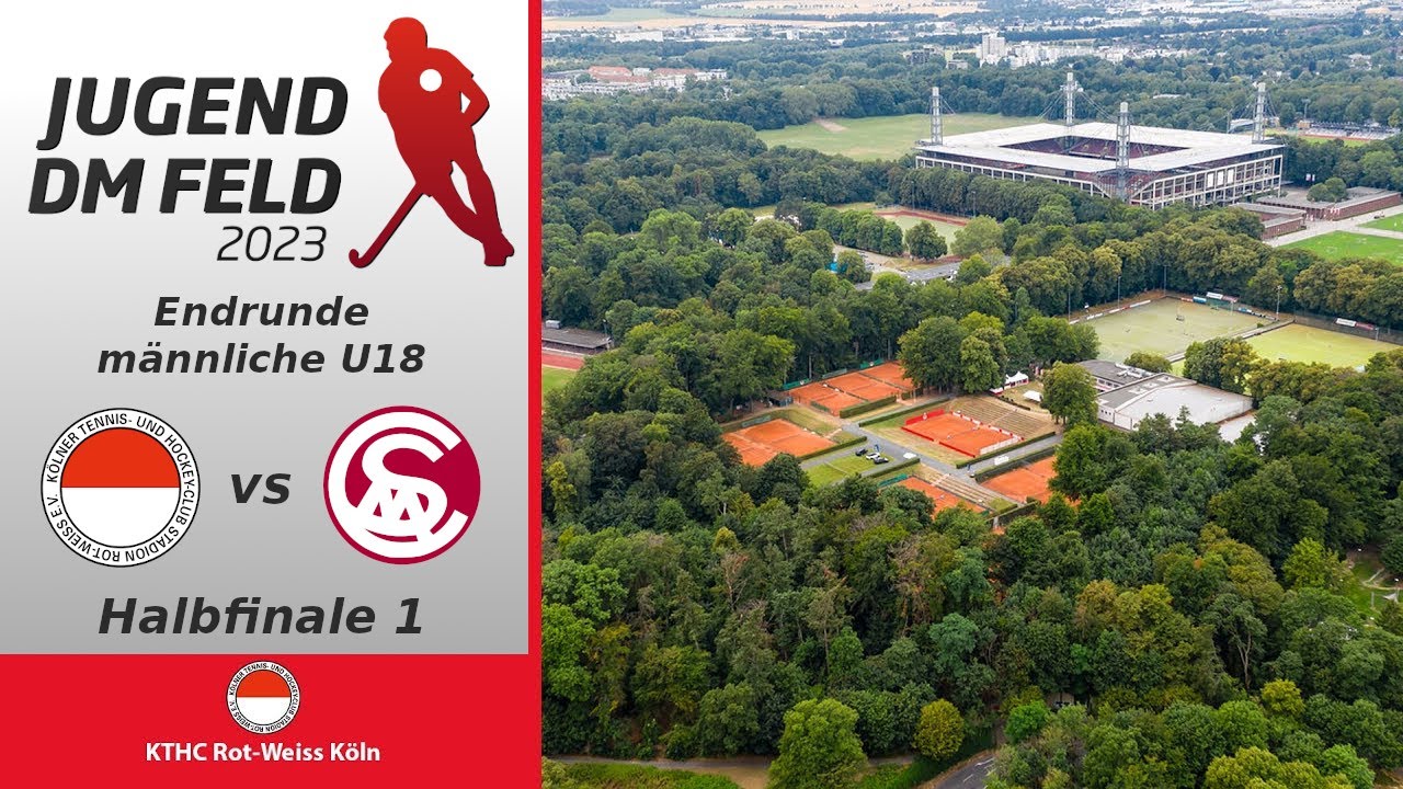 Jugend DM Feld 2023 - Endrunde mU18  - Halbfinale 1 - Rot-Weiss K&ouml;ln vs M&uuml;nchner SC