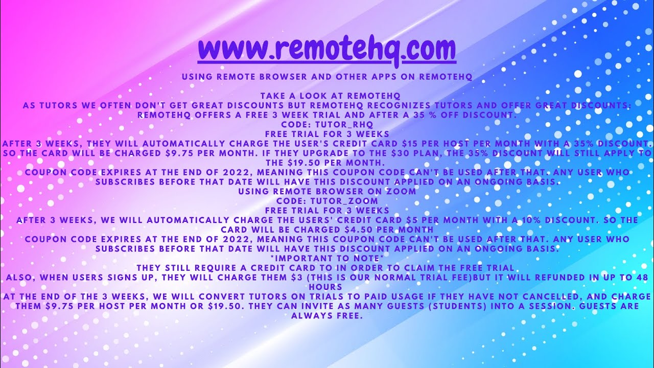 Remotehq Tutorial