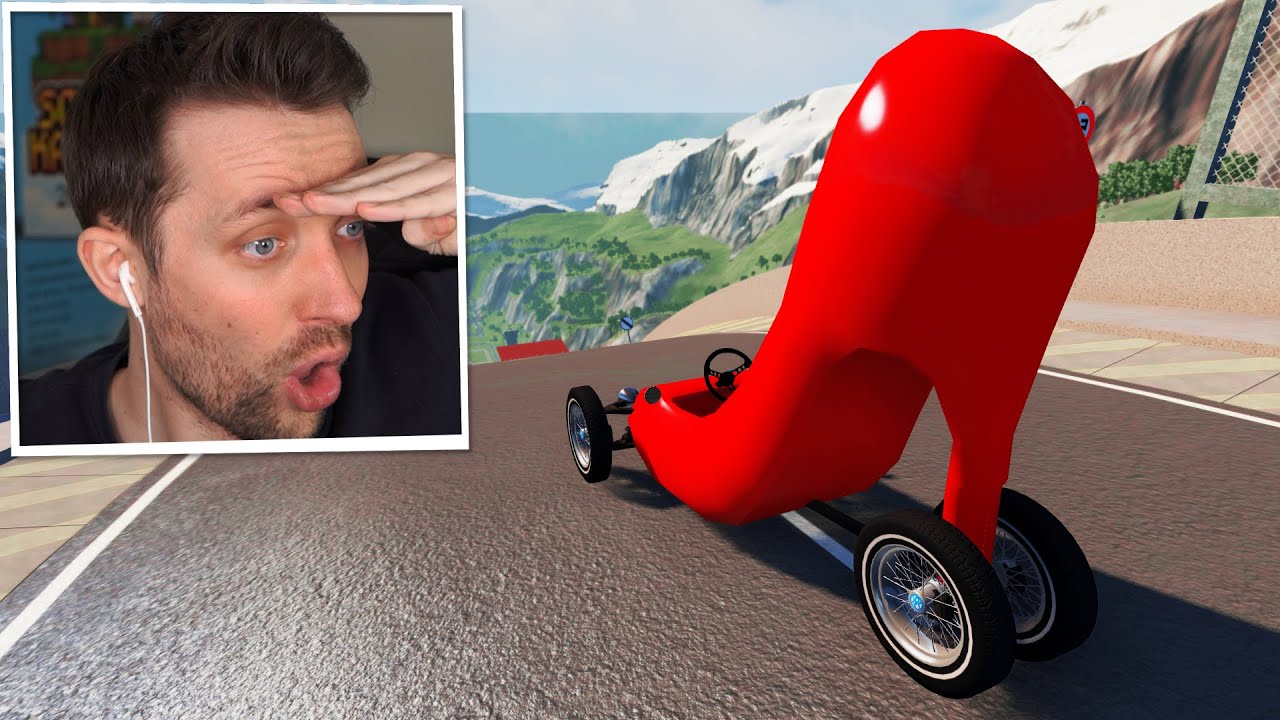 0,4 SEKUNDEN BIS 100 km/h mit RAKETEN AUTO in BeamNG