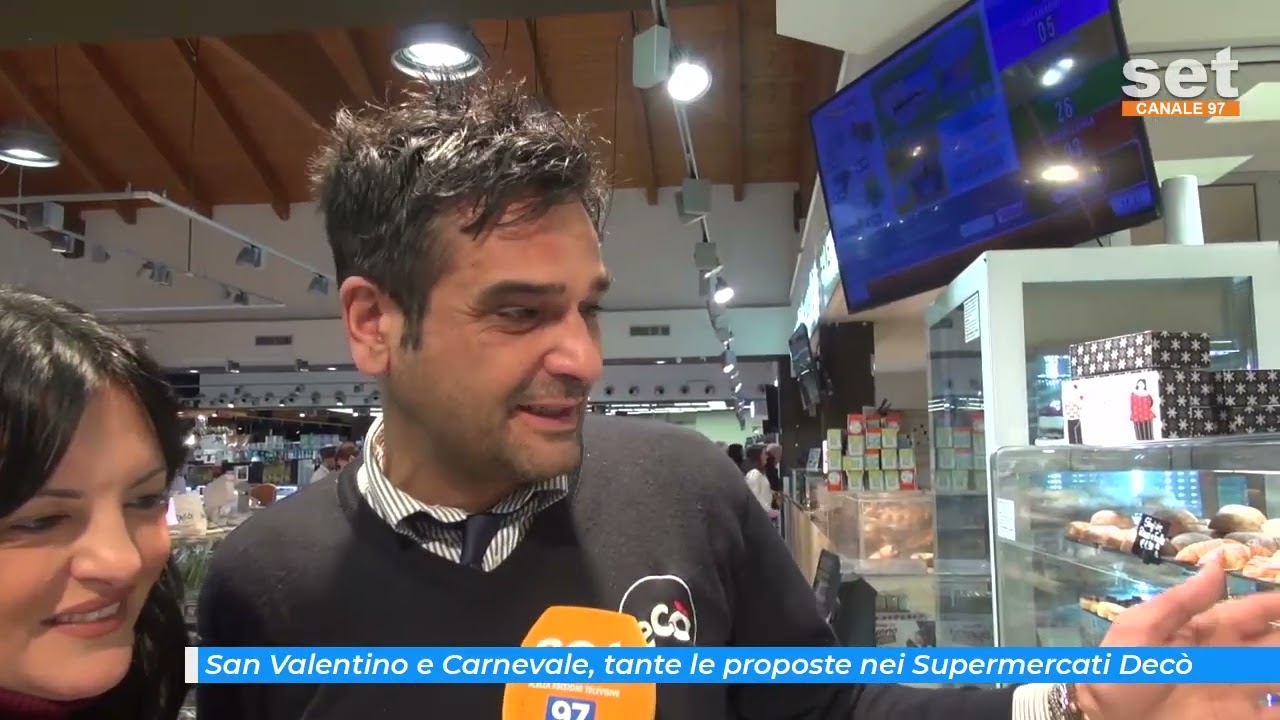 San Valentino e Carnevale, tante le proposte nei Supermercati Decò
