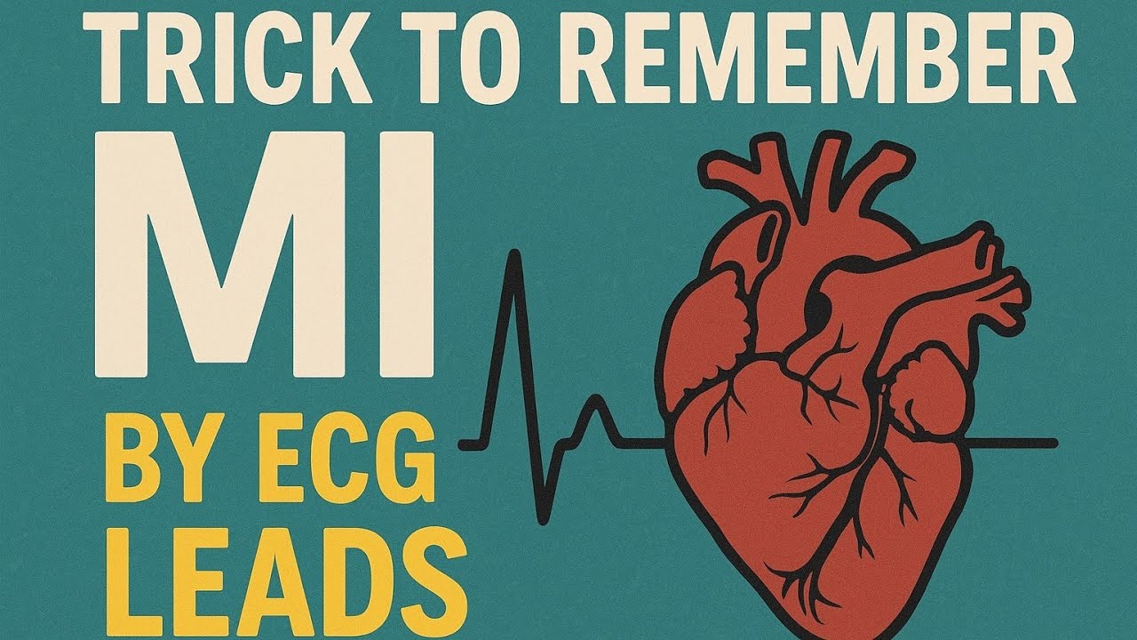  different types of MI by ECG leads☝️