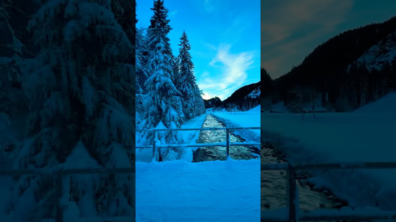 SWISS MOUNTAINS 🏔️ in WINTER ❄️#switzerlandalps#swissnature#mountainambience#mountains#winter#short