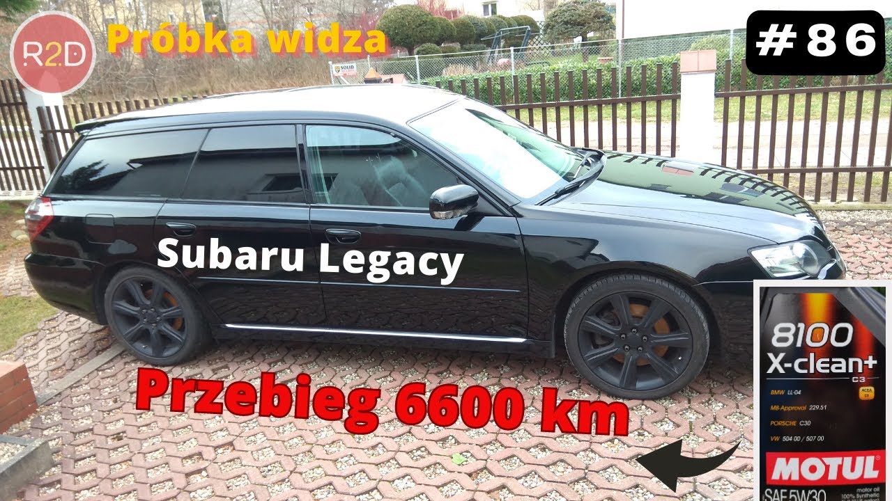 Czy Motul i Subaru to dobre połączenie? Legacy, 8100 x-clean, 5W30 #86