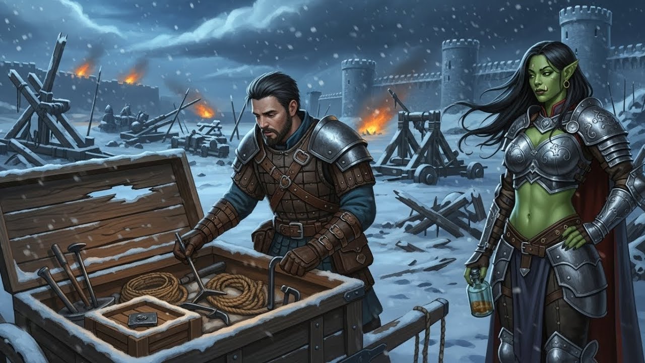 Human Mechanic Was Quietly Repairing His Equipment — Until An Orc Warrior Found Something Of His.