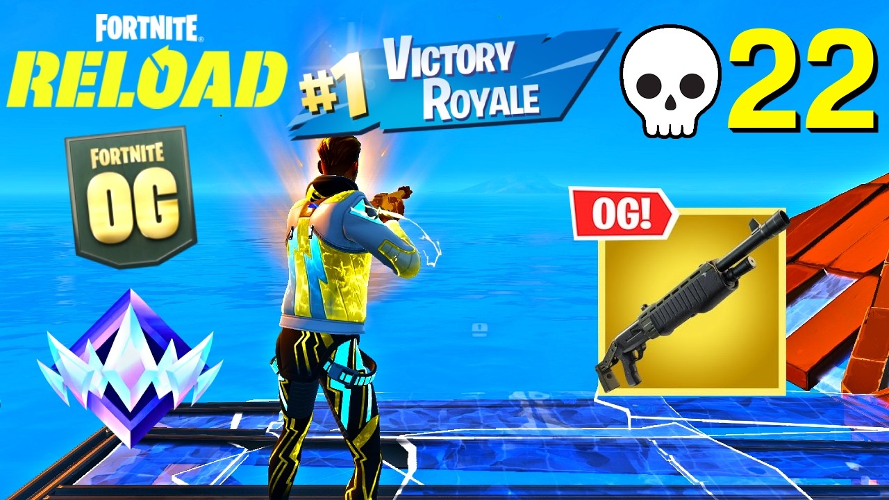 OG Fortnite Reload | 22 Elimination Duo Unreal Gameplay (Keyboard & Mouse)