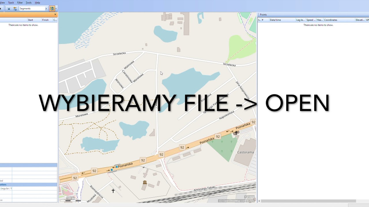 GPS-TRACE - Zgrywanie tras plus program GPS TRACK EDITOR. LINK W OPISIE