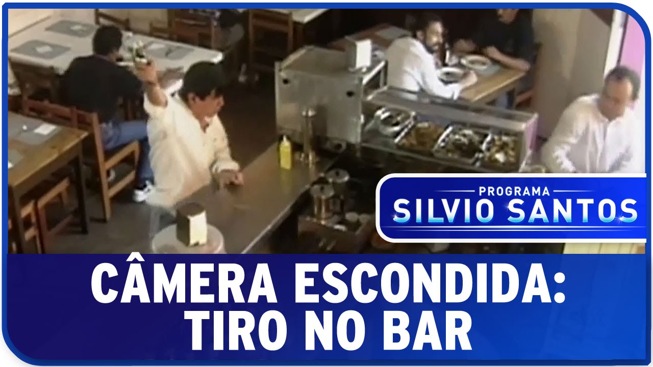 C&acirc;mera Escondida: Tiro no Bar
