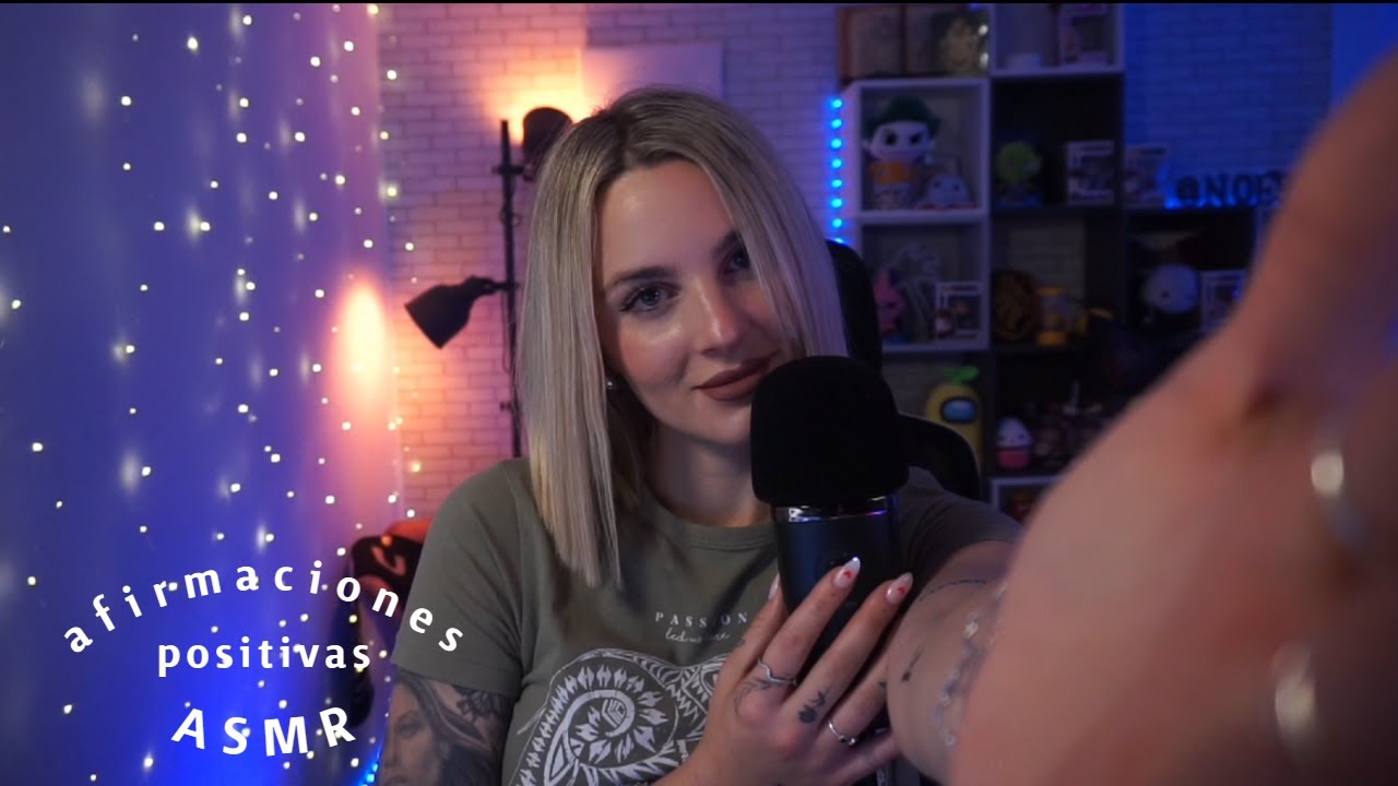 ASMR |✨AFIRMACIONES POSITIVAS para CALMAR tu MENTE✨| todo estará bien