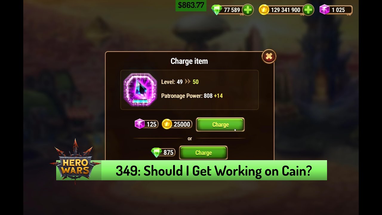 Let's Play Hero Wars 349: How Much Father Do I Want to Take Cain?
