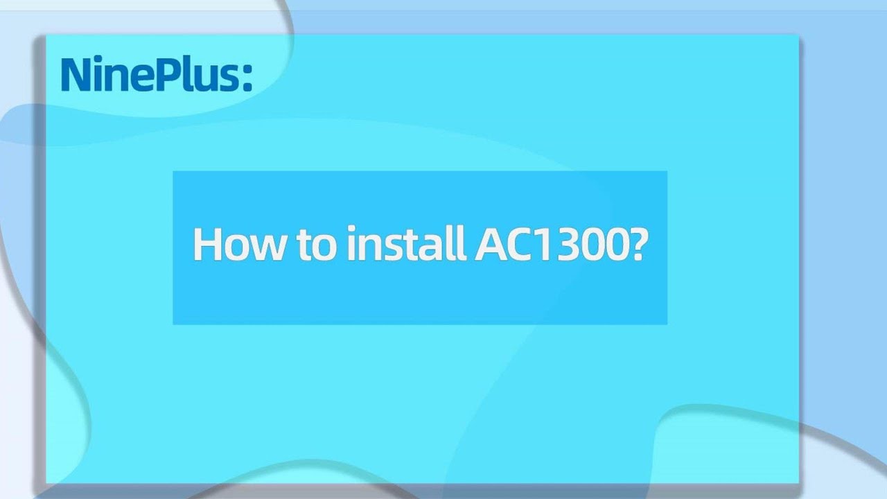 AC1300 WiFi Adapter Installation Video