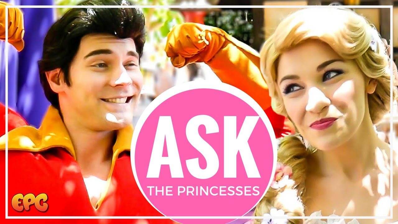 Ask The Disneyland Princesses | Gaston Vs Rapunzel | Father's Day