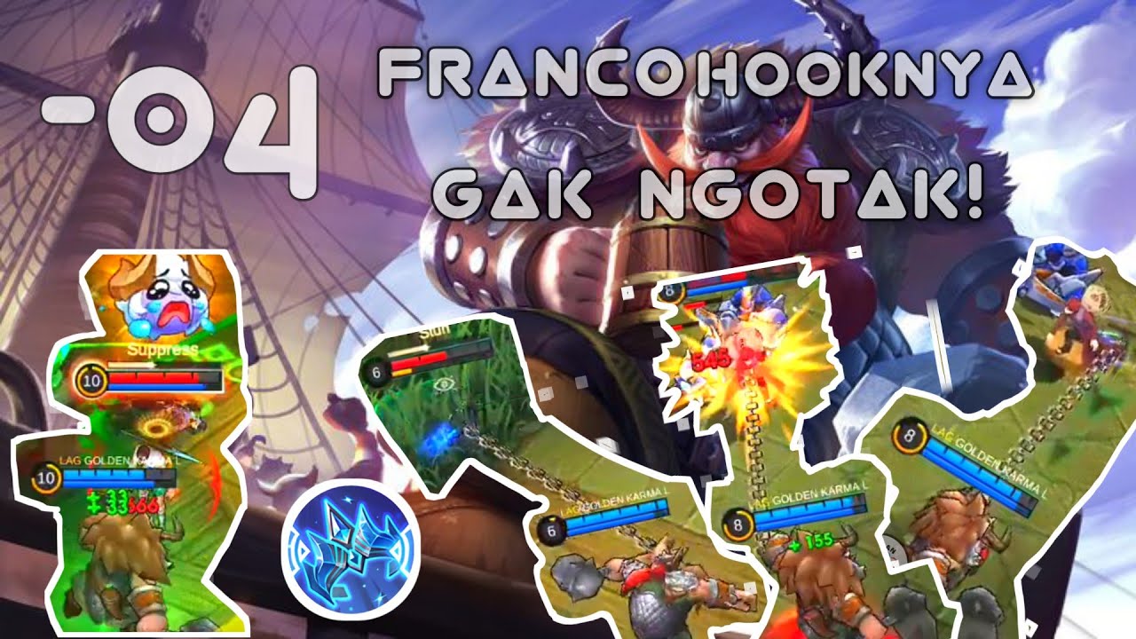 Musuh Kena Mental! Franco Hooknya Gak Pernah Luput | MLBB