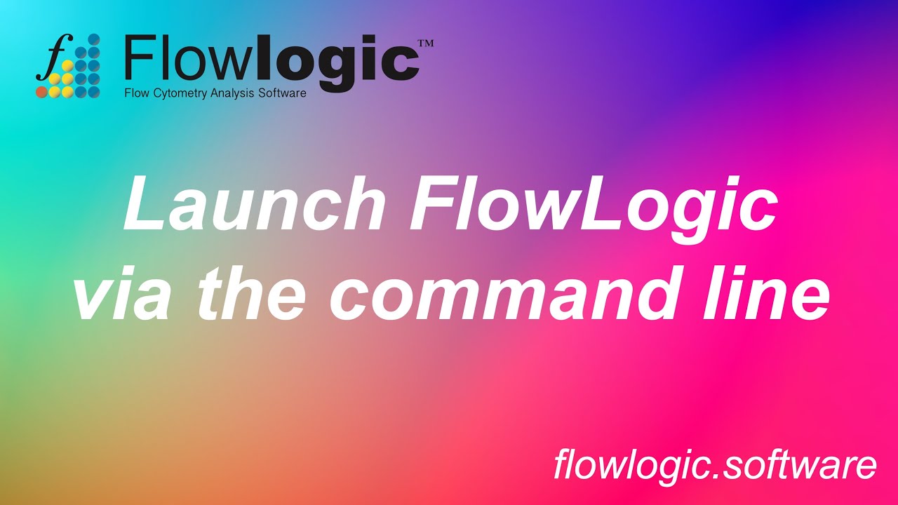 FlowLogic Tips - launch via the command line