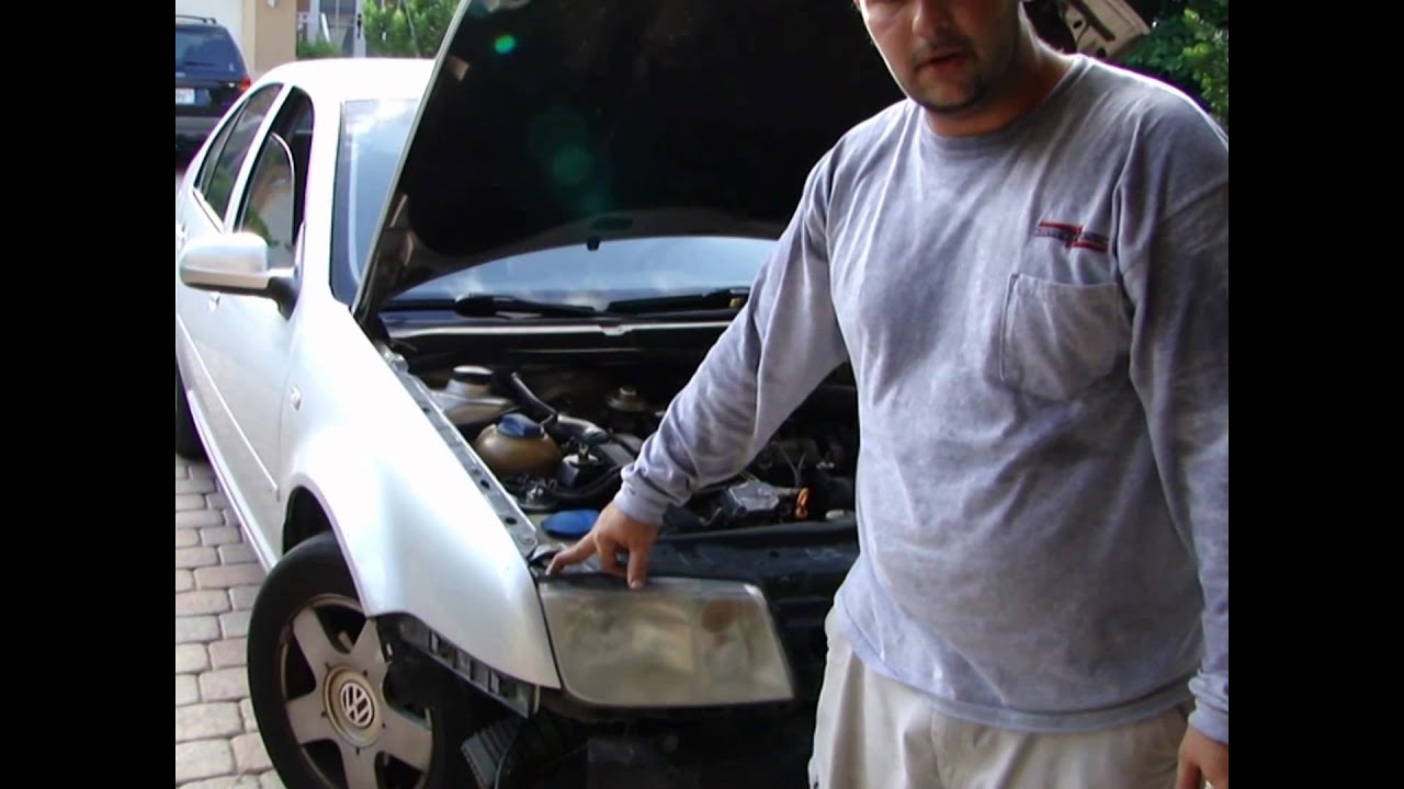 VW Jetta - How to install glass lenses to replace yellow plastic lenses
