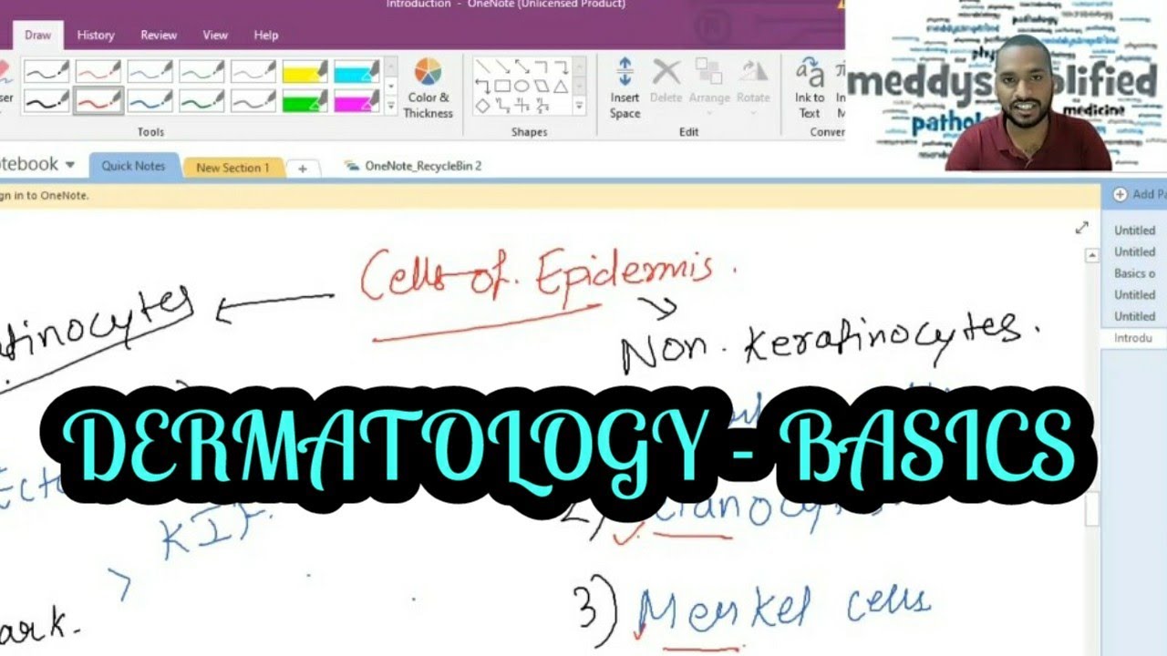 Derma - Introduction | Basics of Dermatology | Layers of Skin