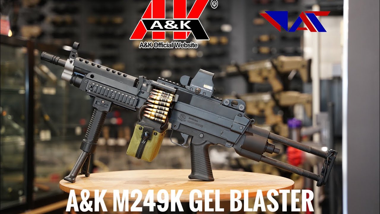 A&K M249K Gel Blaster Unboxing