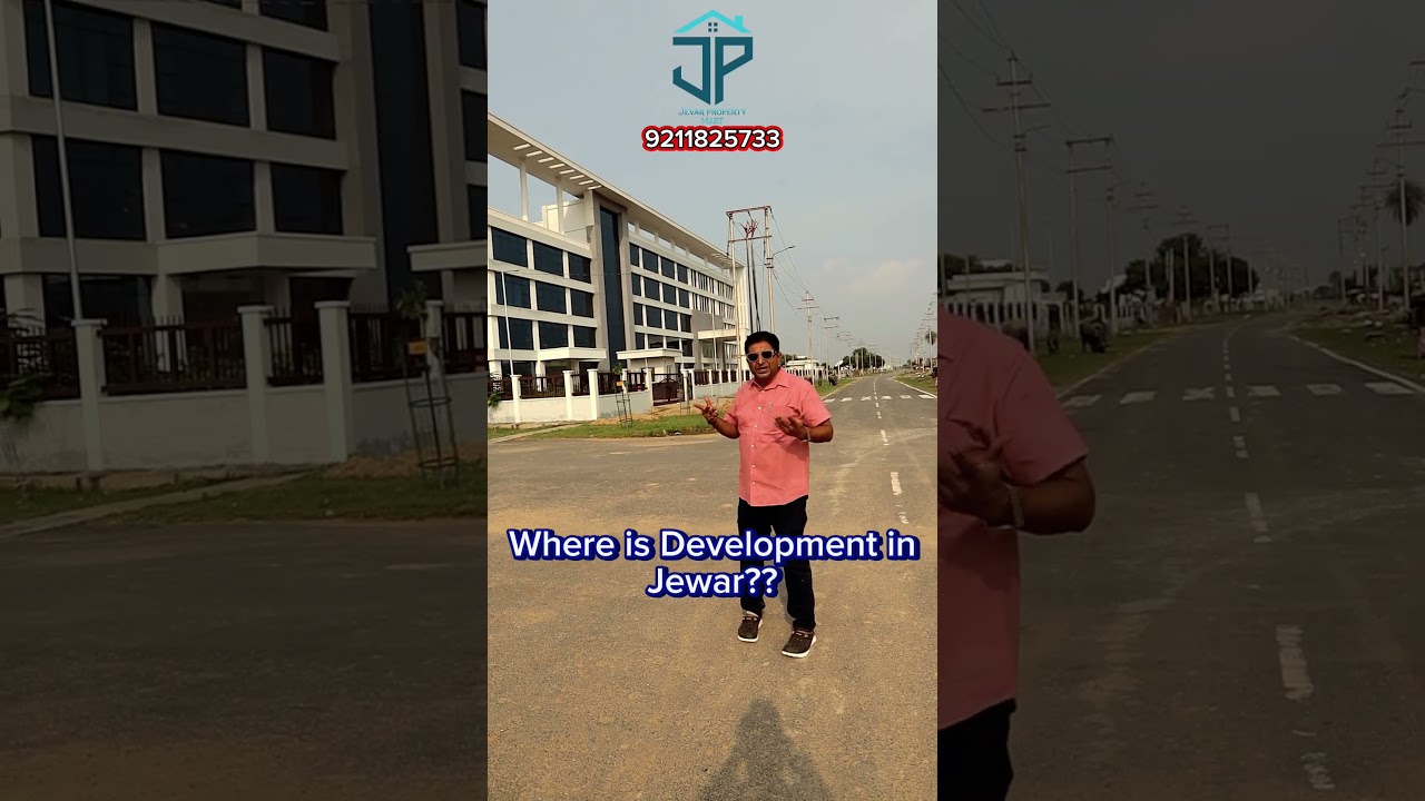 jevar ki new Smart City development #jewarairport #commericalplots #realestate