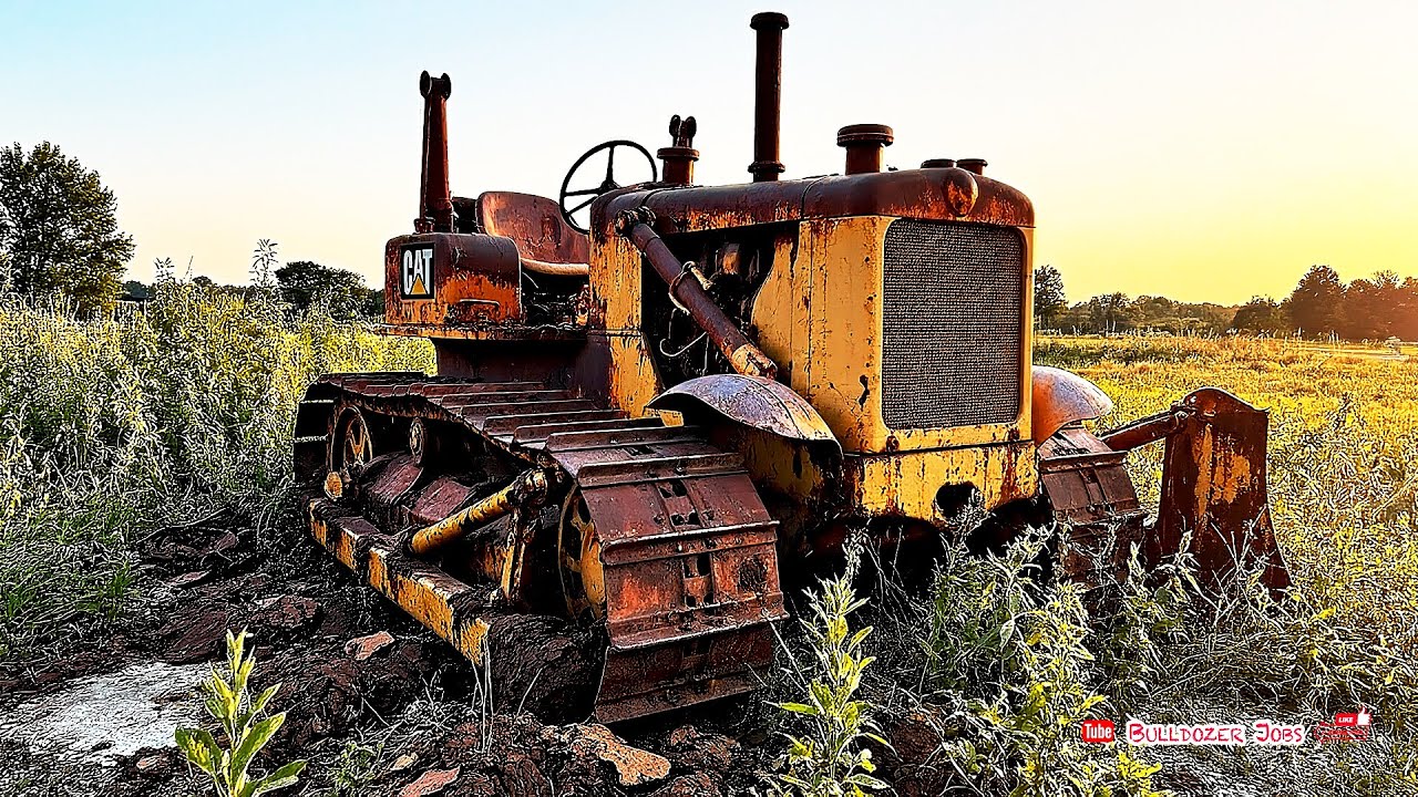 Abandoned Bulldozer Rescued From the Forest After 50 Years, Reviving Abandoned By Nature, RESTORED