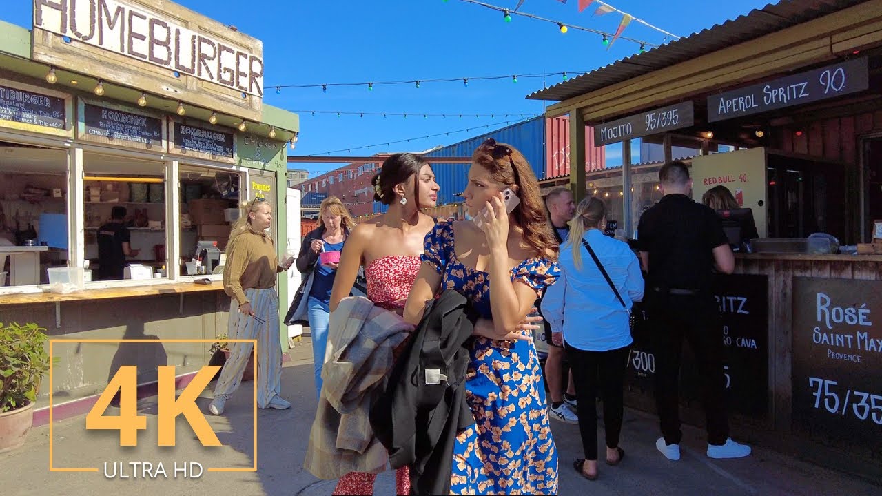 Copenhagen, Denmark 🇩🇰  Street Food | 4K | Reffen | Refshale&oslash;en | Walking Tour | Christianshavn 2022
