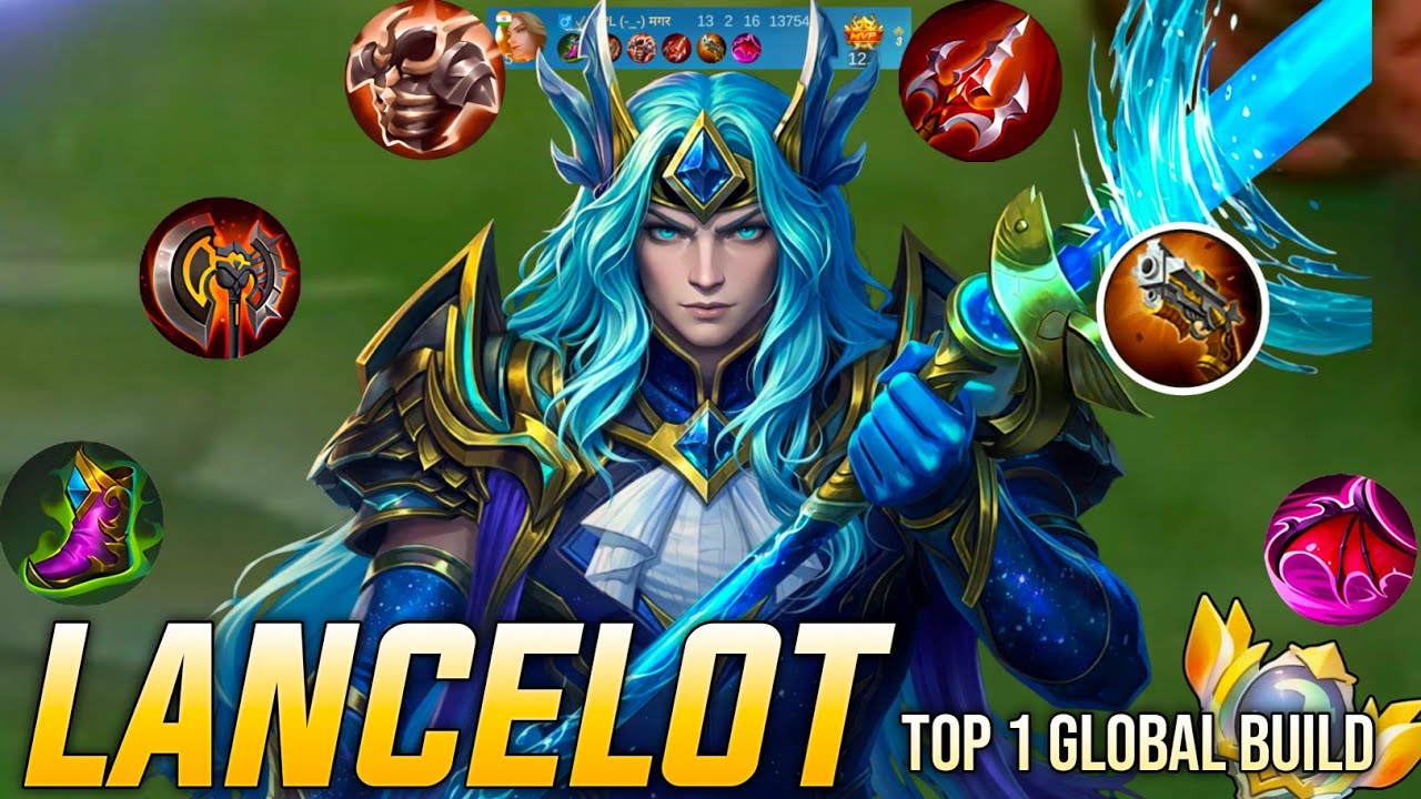 ML GAMEPLAY UR LANCELOT TOP 1 GLOBAL BUILD INSTANT BURST 