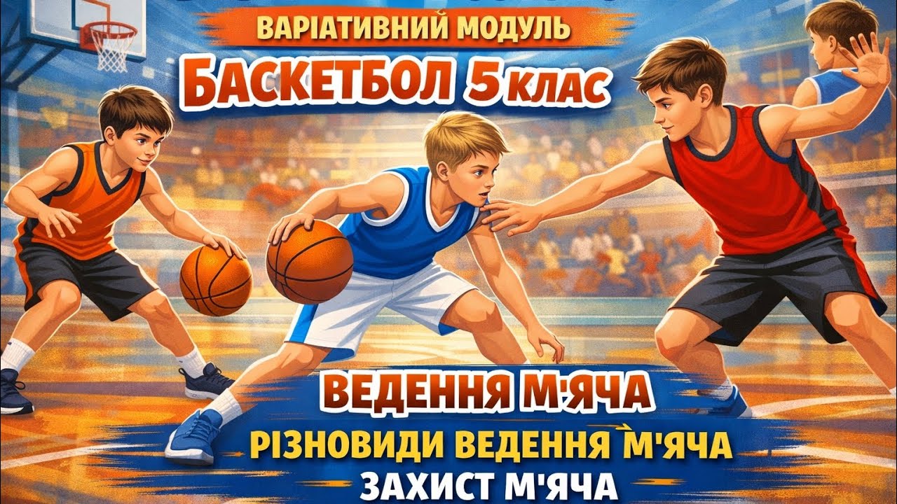 Баскетбол 5 клас: Секрети ідеального ведення м'яча (дриблінг)