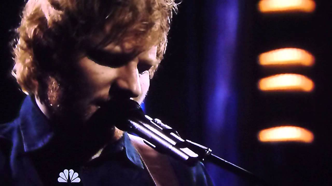 Ed Sheeran (Photograph) LIVE on The Tonight Show with Jimmy Fallon (July 6th 2015)